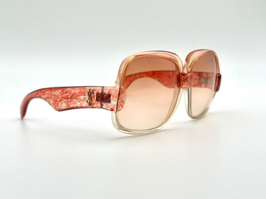 Yves Saint Laurent 545 Oversized Square Sunglasses Made in France 1970s