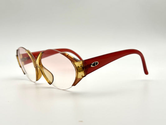 Christian Dior 2397A Oversized Rimless Sunglasses Made in Austria 1970s